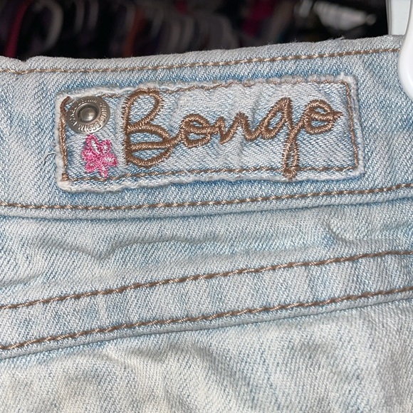 Rare Vintage BONGO extra short booty jean shorts size 00 - Picture 9 of 9